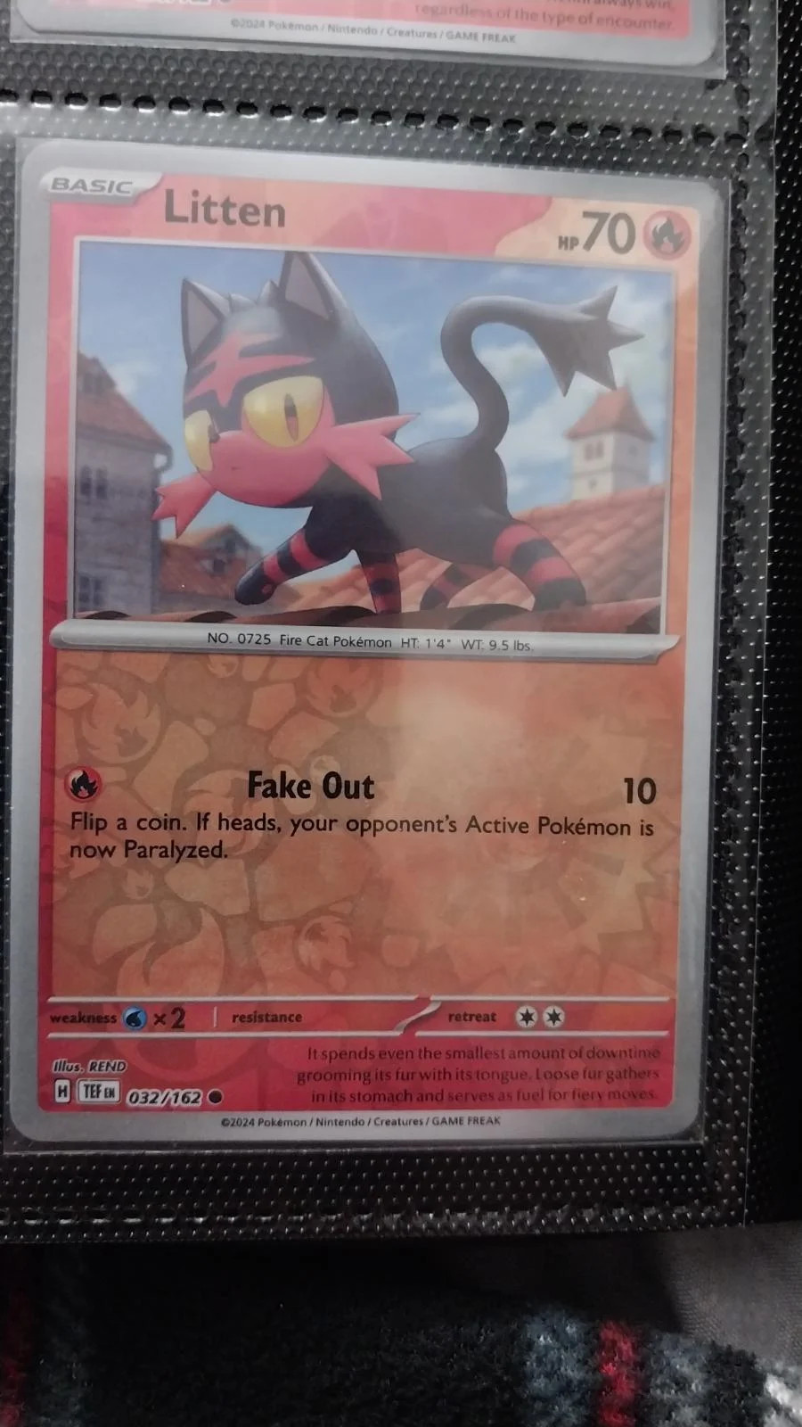 Litten #032 — Forças Temporais (Reverse Holo)