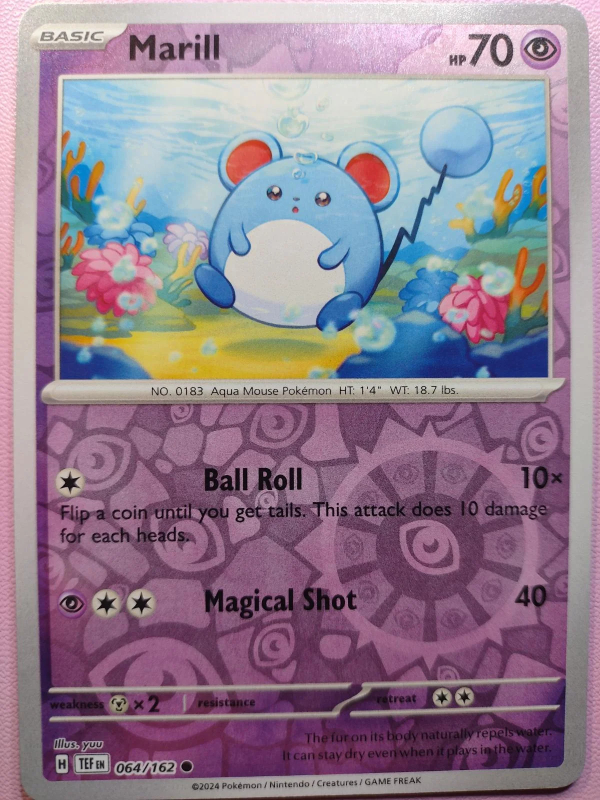 Marill #064 — Gewalten der Zeit (Reverse Holo)