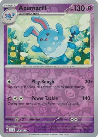 Azumarill #065 — Gewalten der Zeit (Reverse Holo)