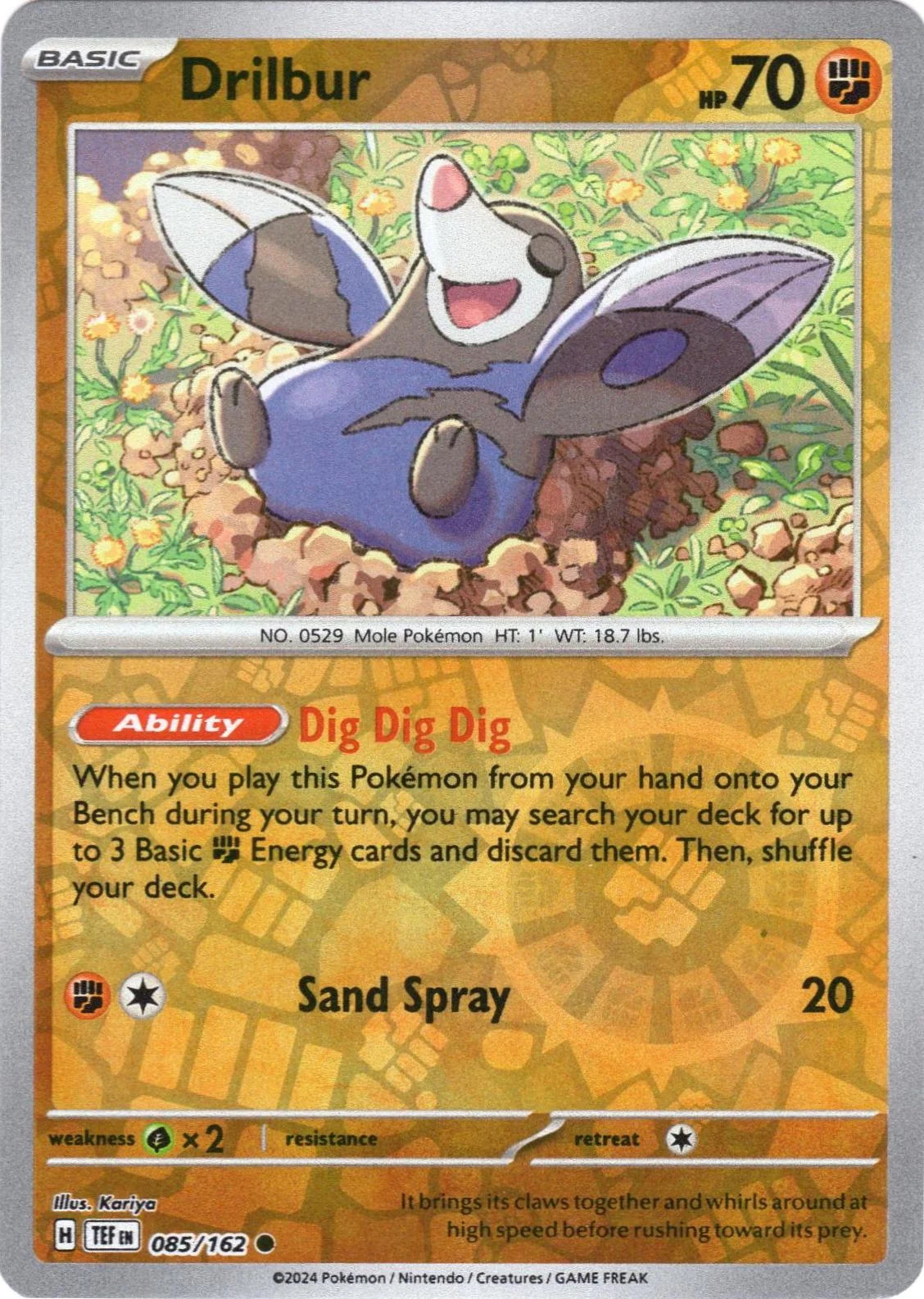 Drilbur #085 — Cronoforze (Reverse Holo)