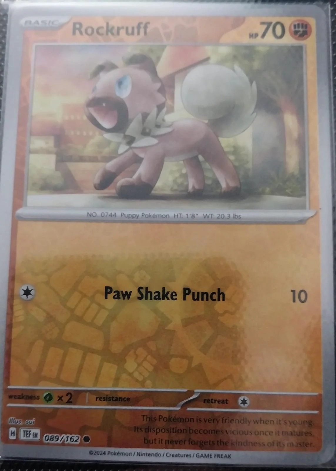 Rockruff #089 — Cronoforze (Reverse Holo)