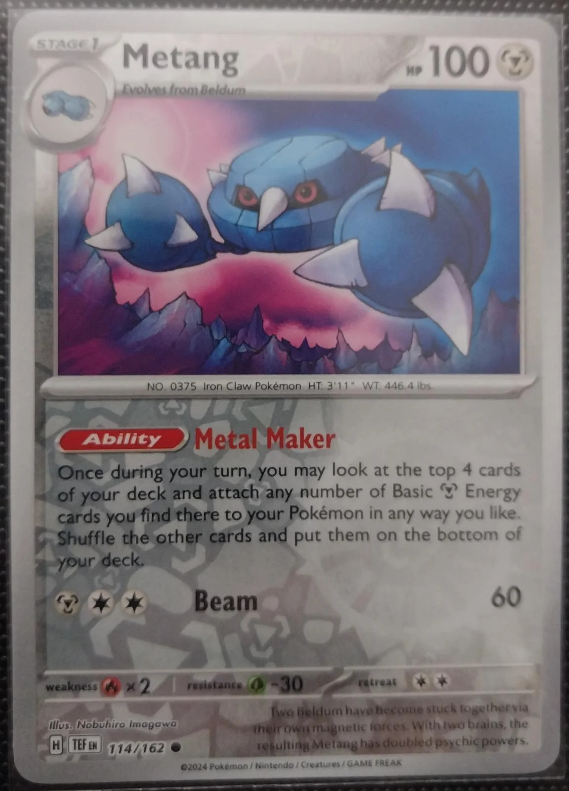 Metang #114 — Forças Temporais (Reverse Holo)