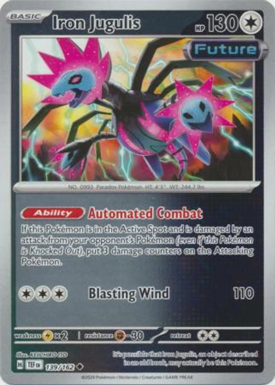Jugulares Férreas #139 — Forças Temporais (Reverse Holo)