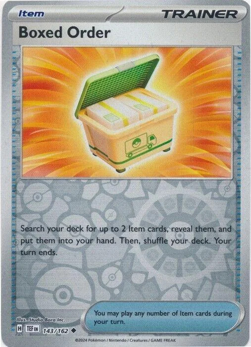 Pedido Encaixotado #143 — Forças Temporais (Reverse Holo)