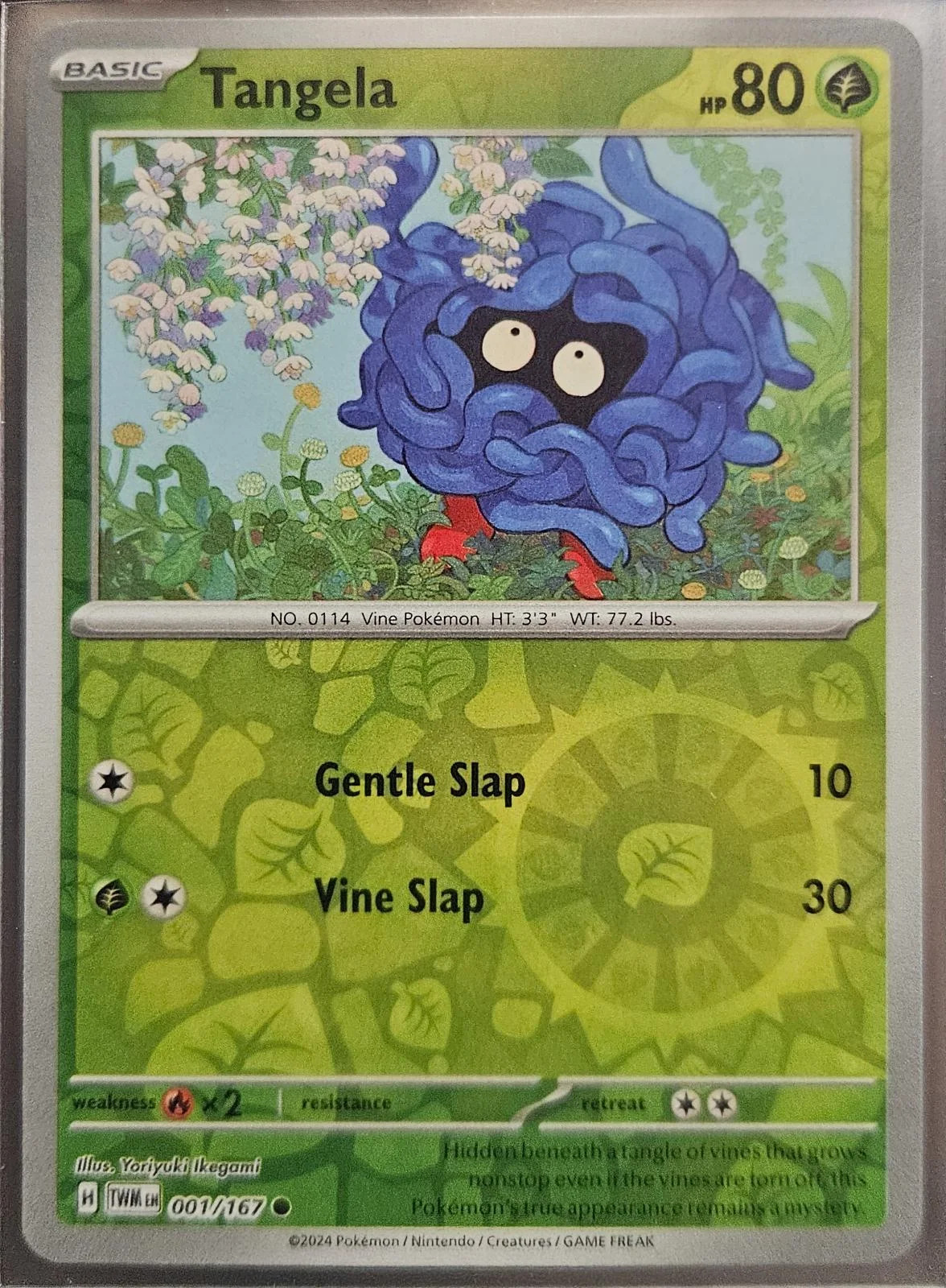 Tangela #001 — Twilight Masquerade (Reverse Holo)