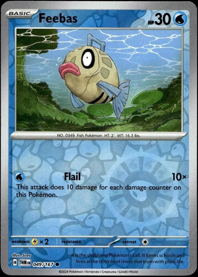 Feebas #049 — Máscaras do Crepúsculo (Reverse Holo)