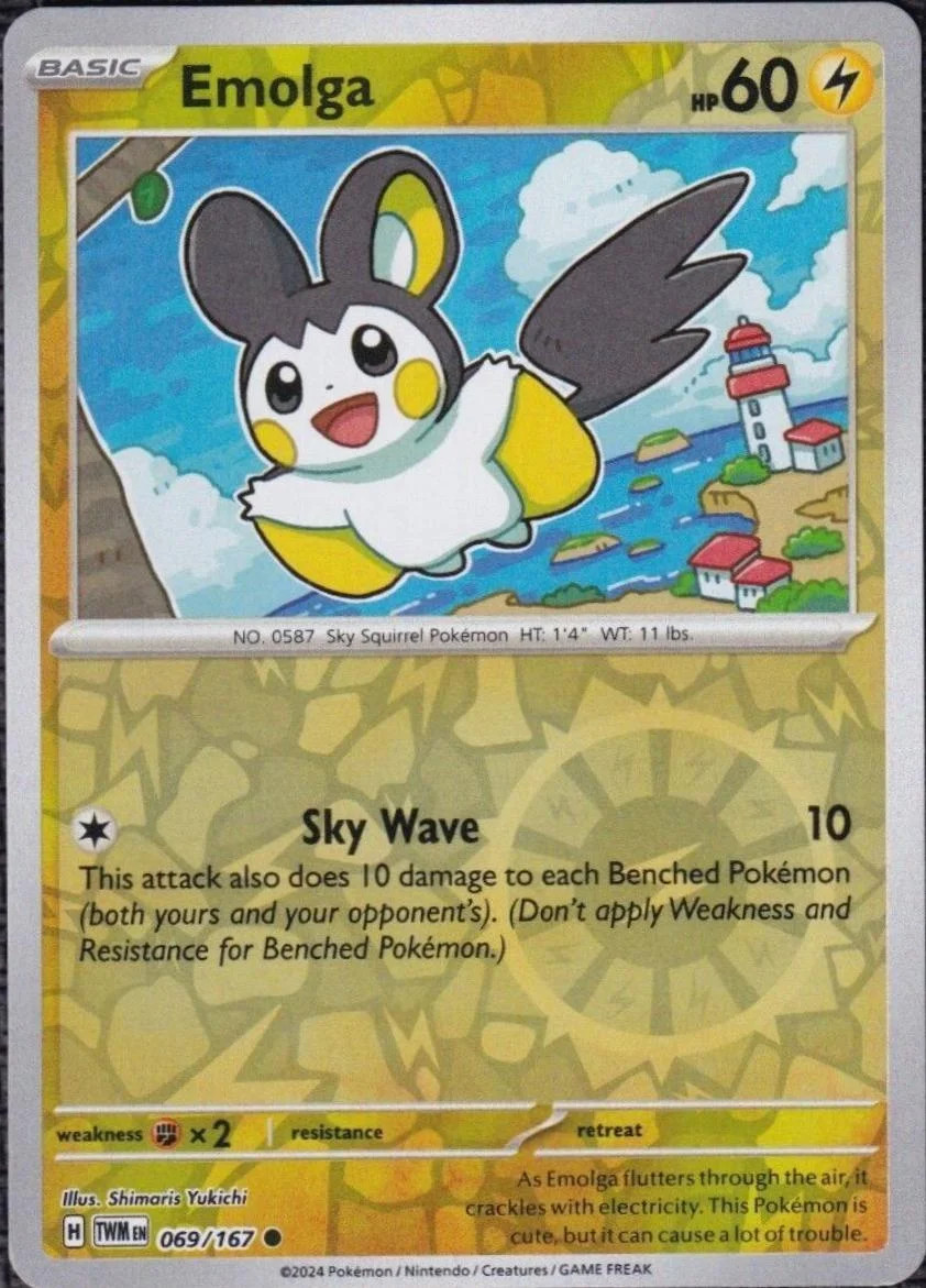 Emolga #069 — Maskerade im Zwielicht (Reverse Holo)