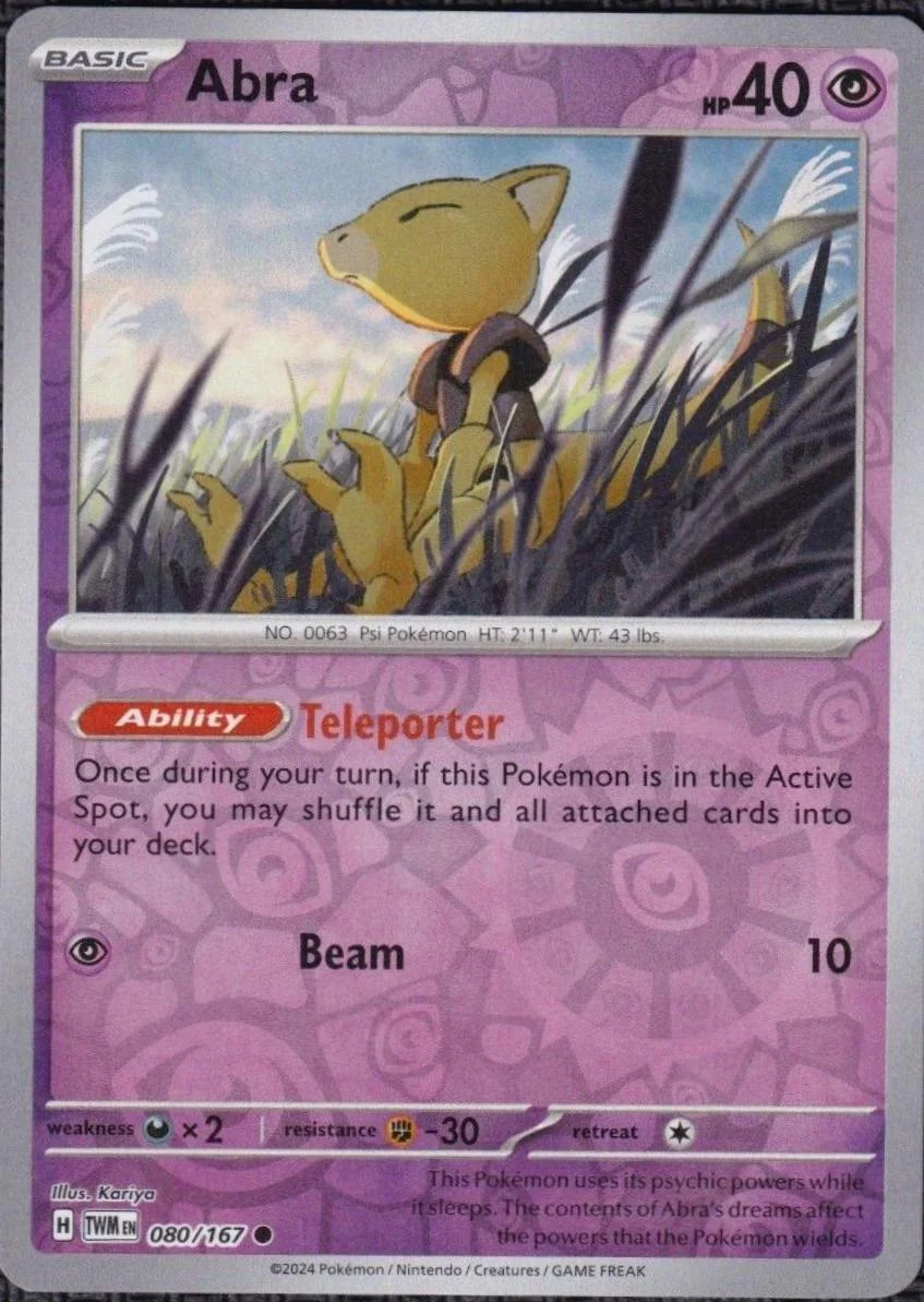 Abra #080 — Crepuscolo Mascherato (Reverse Holo)