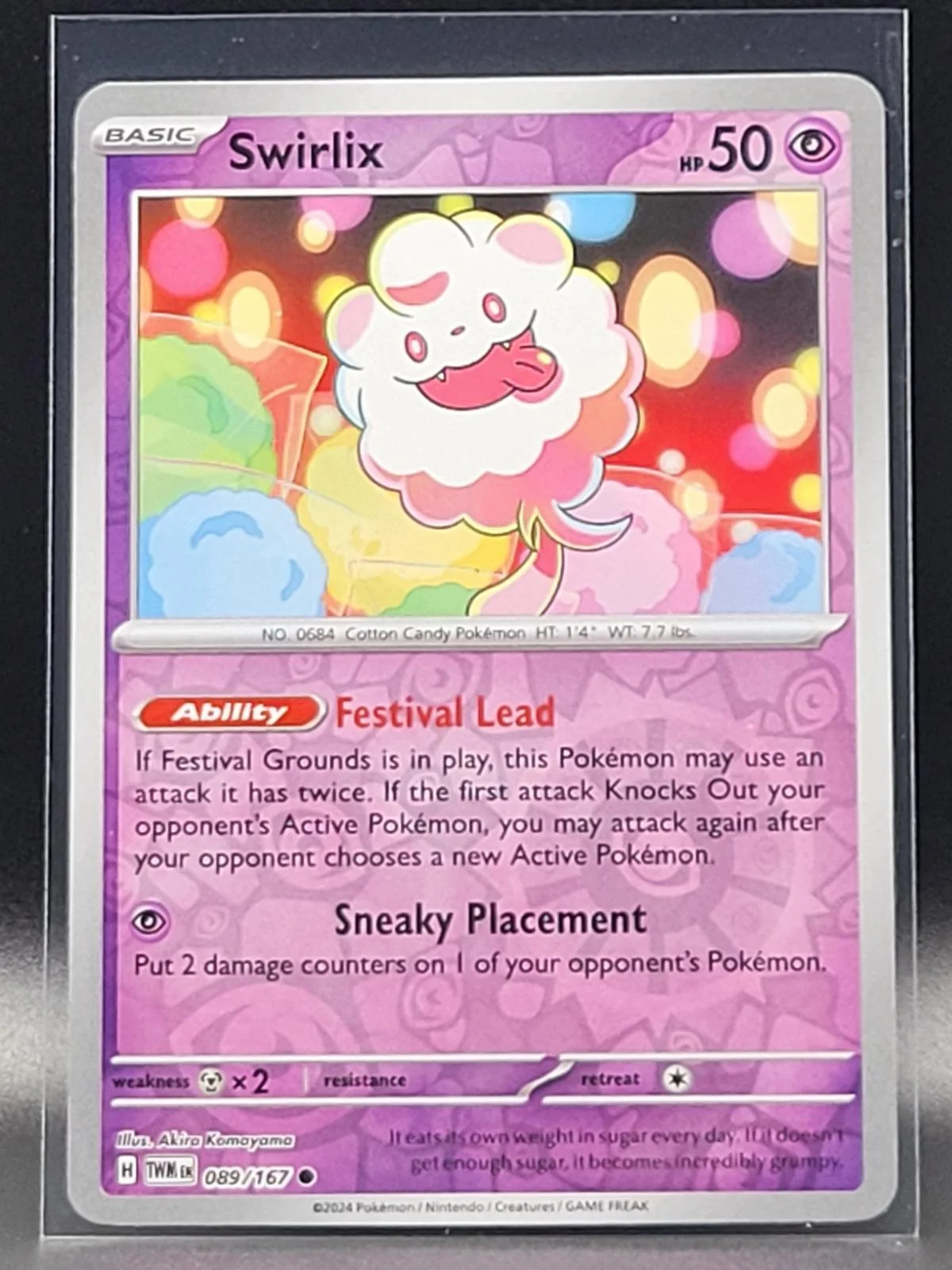 Swirlix #089 — Crepuscolo Mascherato (Reverse Holo)