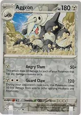 Aggron #122 — Crepuscolo Mascherato (Reverse Holo)