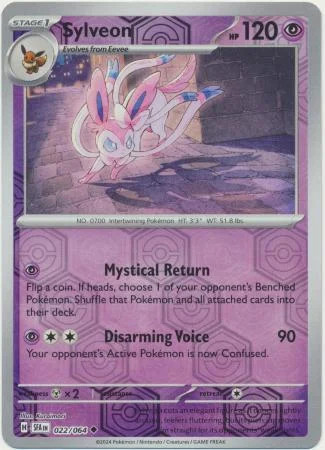 Sylveon #022 — Fabula Sombría (Reverse Holo)