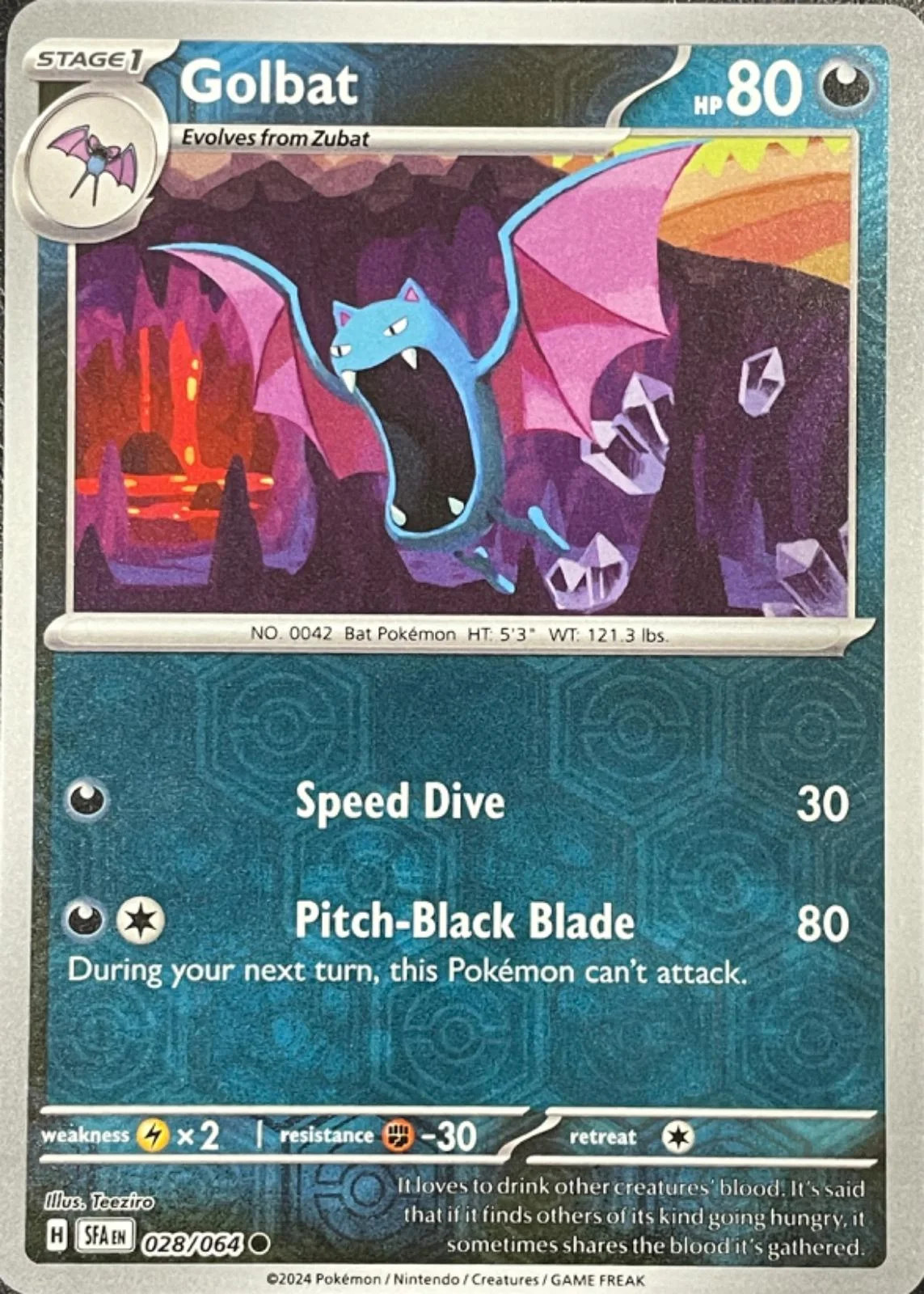 Golbat #028 — Segreto Fiabesco (Reverse Holo)