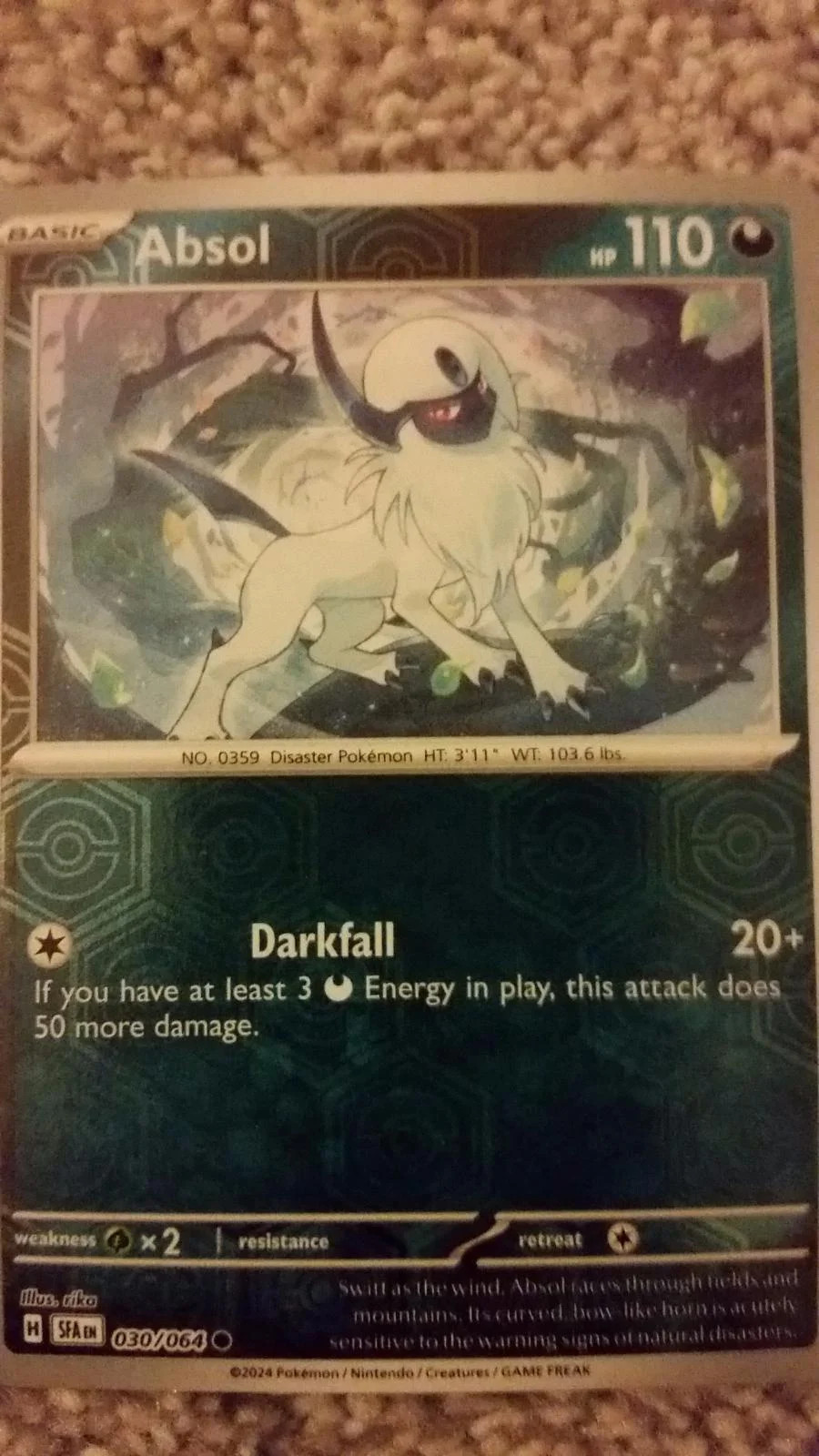 Absol #030 — Nebel der Sagen (Reverse Holo)