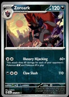 Zoroark #032 — Fabula Sombría (Reverse Holo)