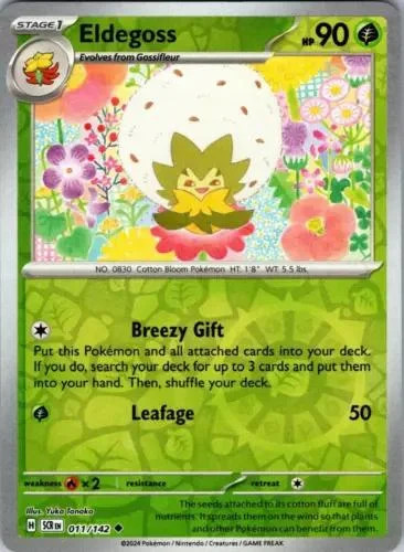 Eldegoss #011 — Corona Astrale (Reverse Holo)