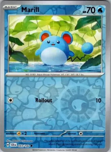 Marill #033 — Coroa Estelar (Reverse Holo)