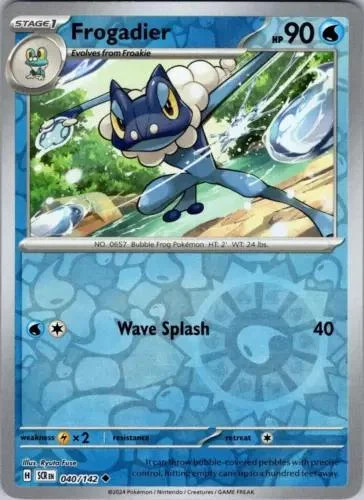 Frogadier #040 — Corona Astrale (Reverse Holo)