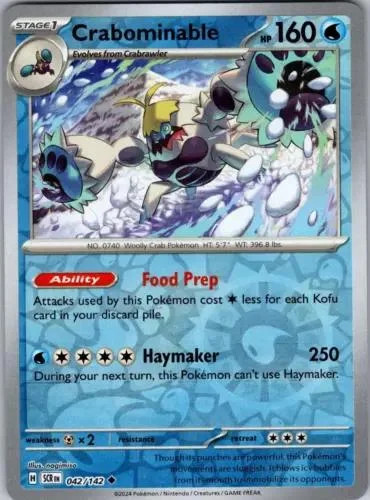 Crabominable #042 — Corona Astral (Reverse Holo)