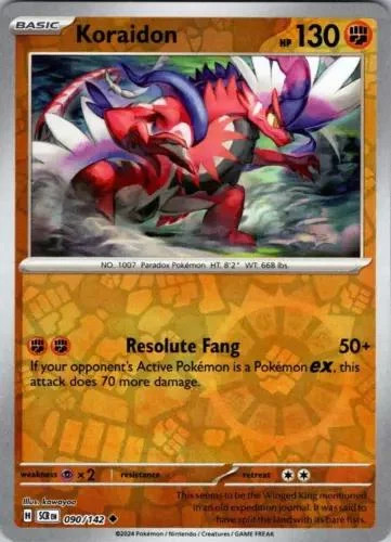Koraidon #090 — Stellarkrone (Reverse Holo)