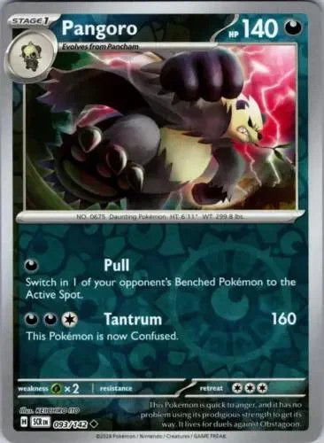 Pangoro #093 — Corona Astrale (Reverse Holo)