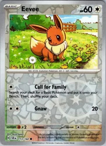 Eevee #113 — Corona Astrale (Reverse Holo)