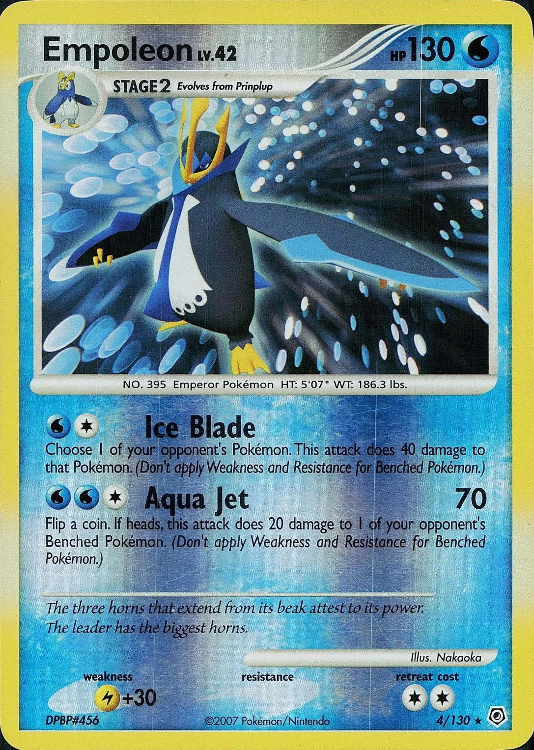 Empoleon Lv.42 #4 — Diamante & Perla (Reverse Holo)