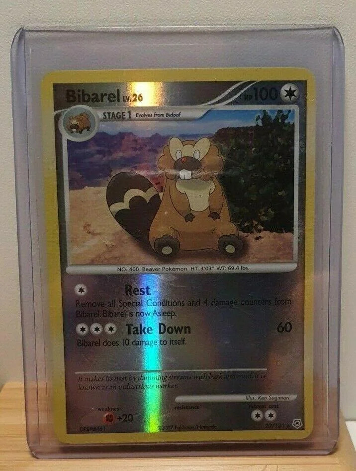 Bibarel Lv.26 #20 — Diamante & Pérola (Reverse Holo)