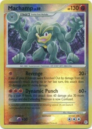 Machamp Lv.59 #31 — Diamante & Perla (Reverse Holo)