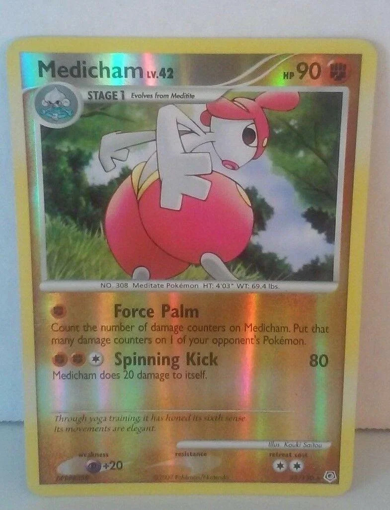 Medicham Lv.42 #32 — Diamante & Perla (Reverse Holo)