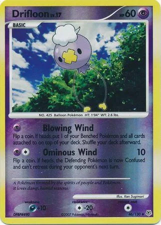 Drifloon Lv.17 #46 — Diamante & Pérola (Reverse Holo)