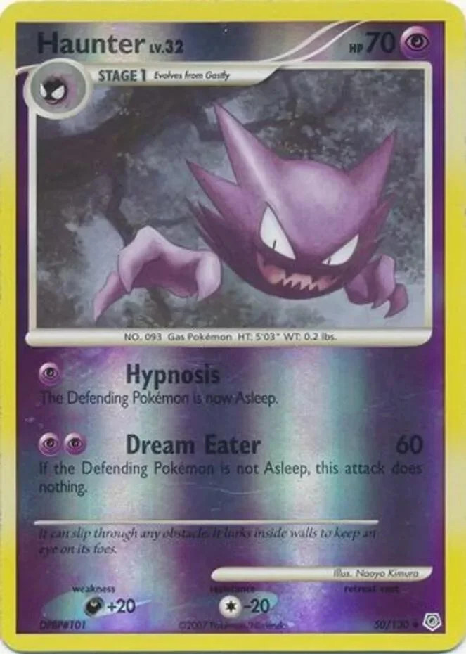 Haunter Lv.32 #50 — Diamante & Pérola (Reverse Holo)