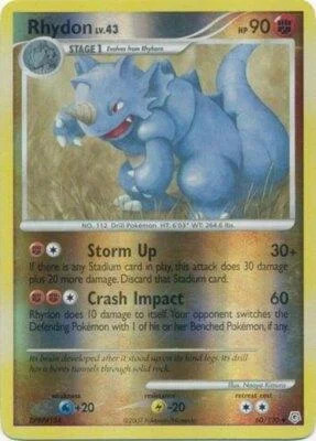 Rhydon Lv.43 #60 — Diamante & Perla (Reverse Holo)