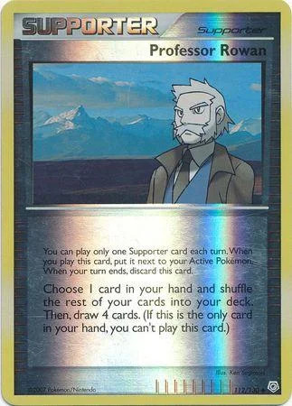Professor Rowan #112 — Diamante & Perla (Reverse Holo)