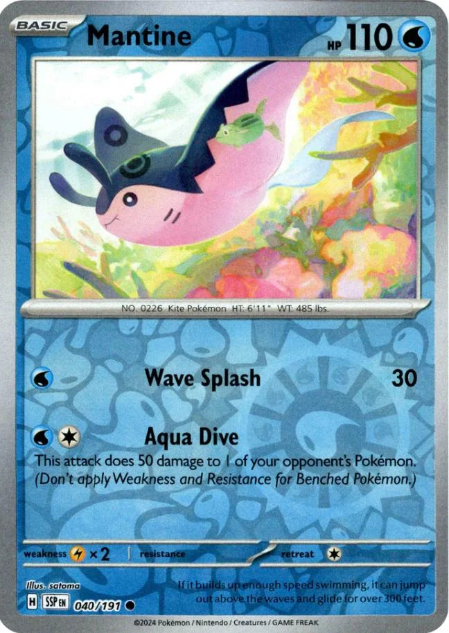 Mantine #040 — Scintille Folgoranti (Reverse Holo)