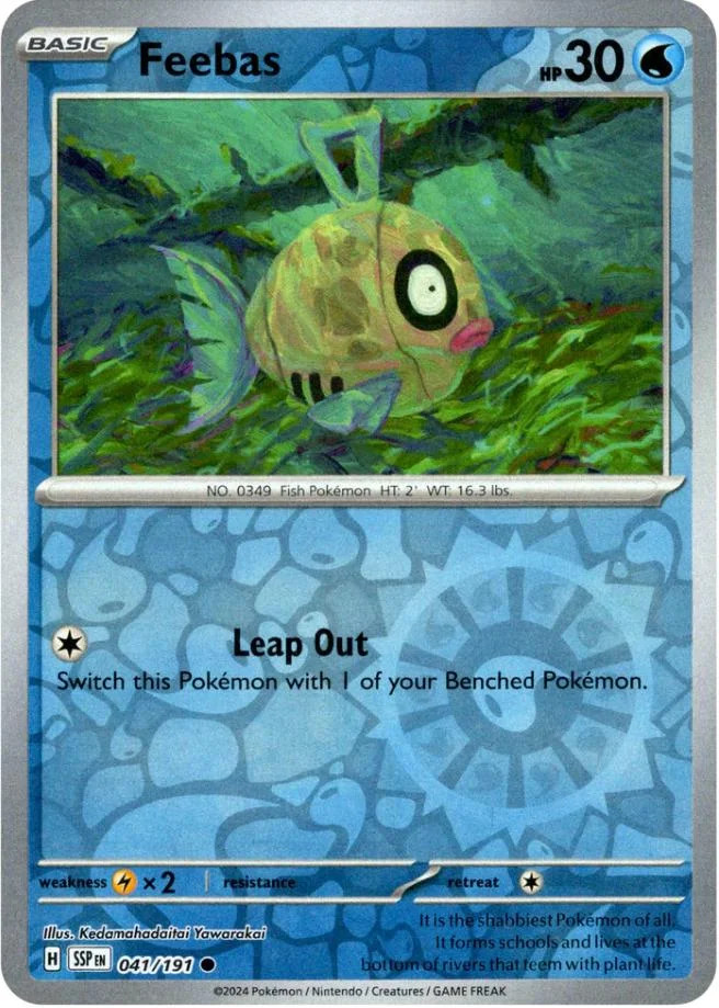Feebas #041 — Scintille Folgoranti (Reverse Holo)