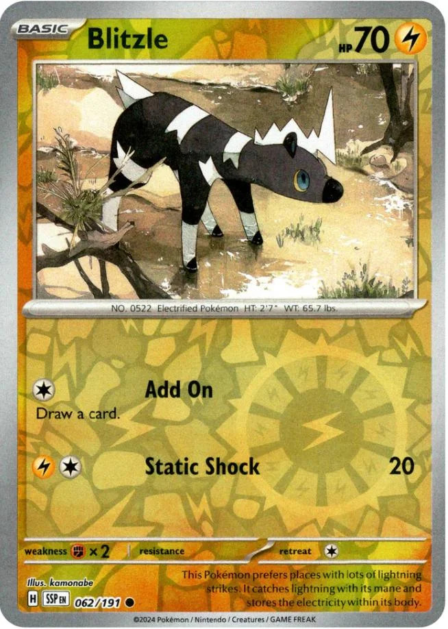 Blitzle #062 — Scintille Folgoranti (Reverse Holo)