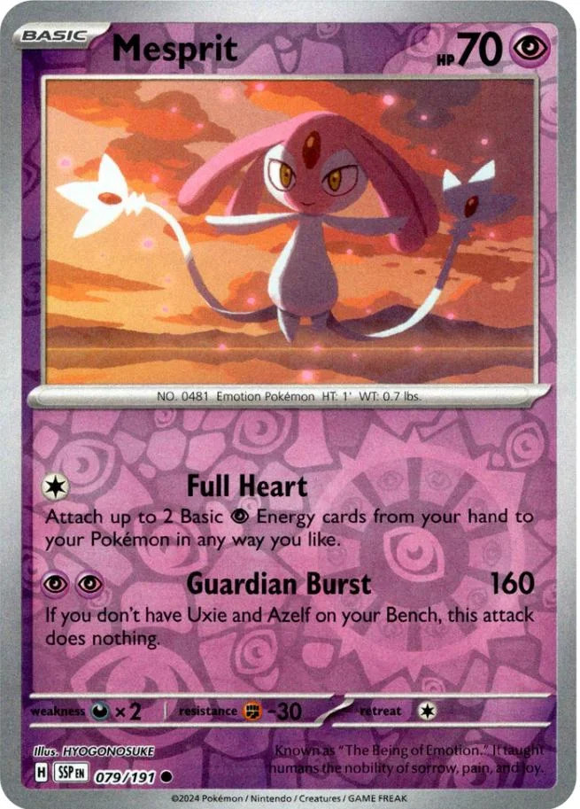 Mesprit #079 — Scintille Folgoranti (Reverse Holo)