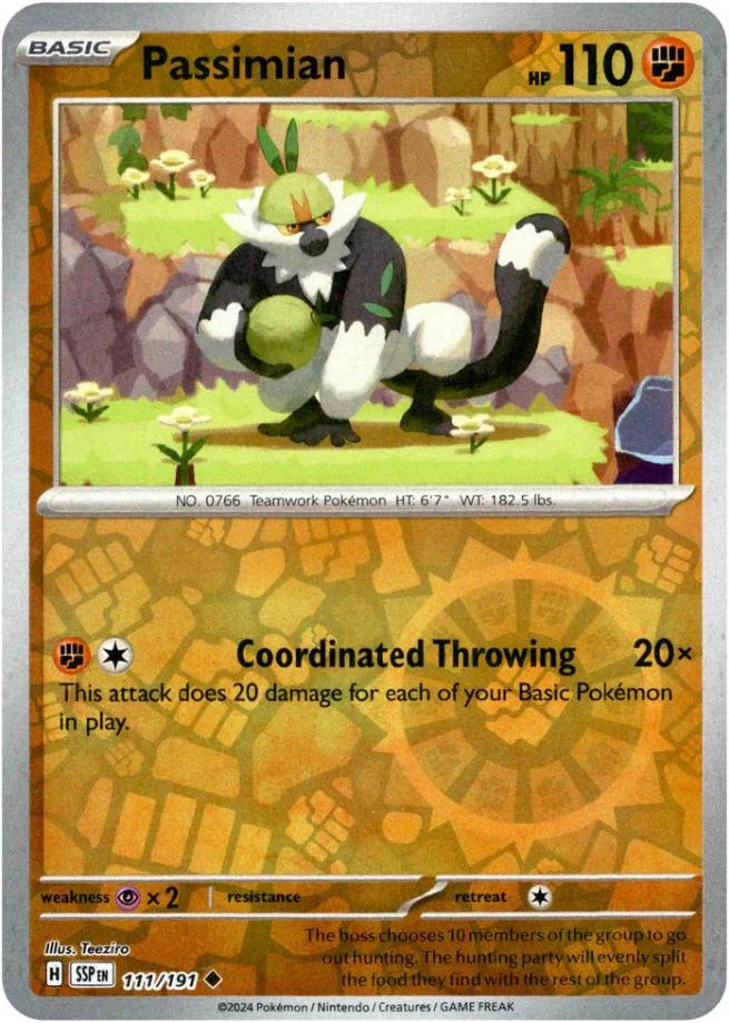 Passimian #111 — Fagulhas Impetuosas (Reverse Holo)