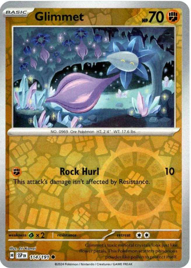Glimmet #114 — Fagulhas Impetuosas (Reverse Holo)