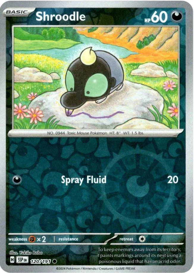 Shroodle #120 — Fagulhas Impetuosas (Reverse Holo)