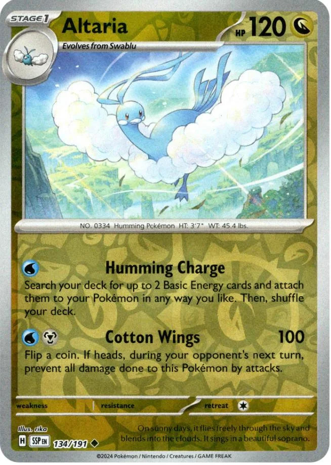 Altaria #134 — Stürmische Funken (Reverse Holo)