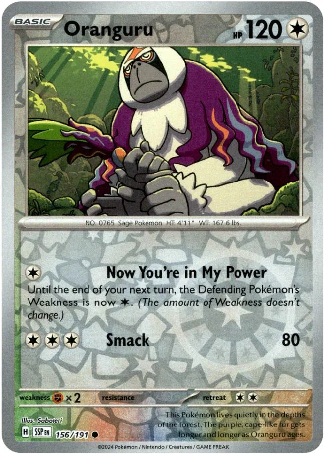 Oranguru #156 — Scintille Folgoranti (Reverse Holo)