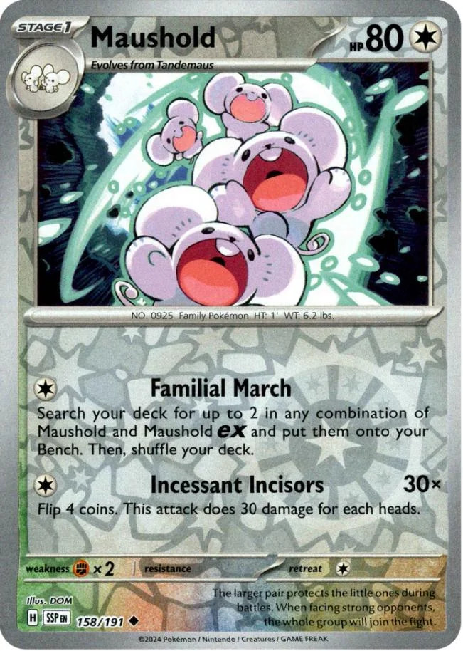 Maushold #158 — Scintille Folgoranti (Reverse Holo)