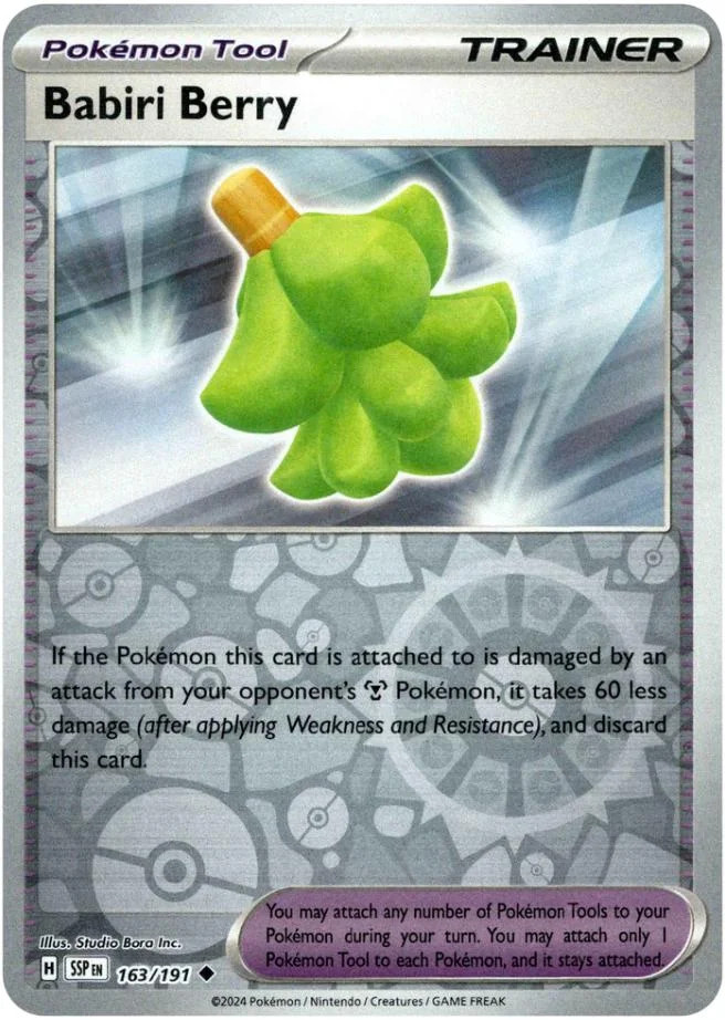 Fruta Babiri #163 — Fagulhas Impetuosas (Reverse Holo)