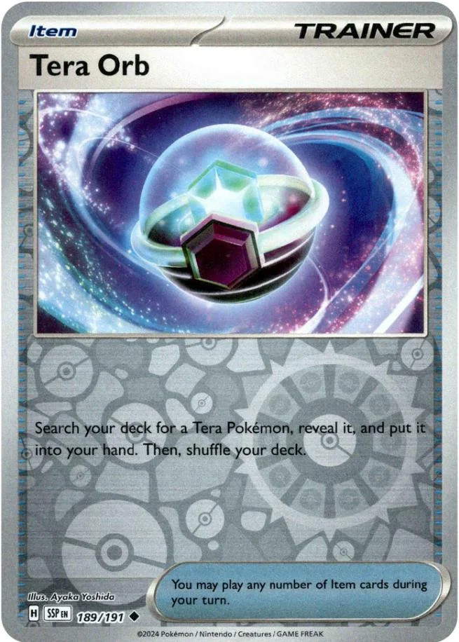 Orbe Tera #189 — Fagulhas Impetuosas (Reverse Holo)