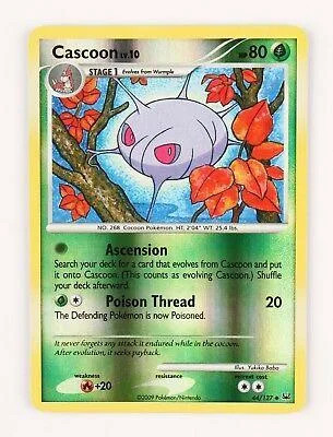 Cascoon Lv.10 #44 — Platino (Reverse Holo)