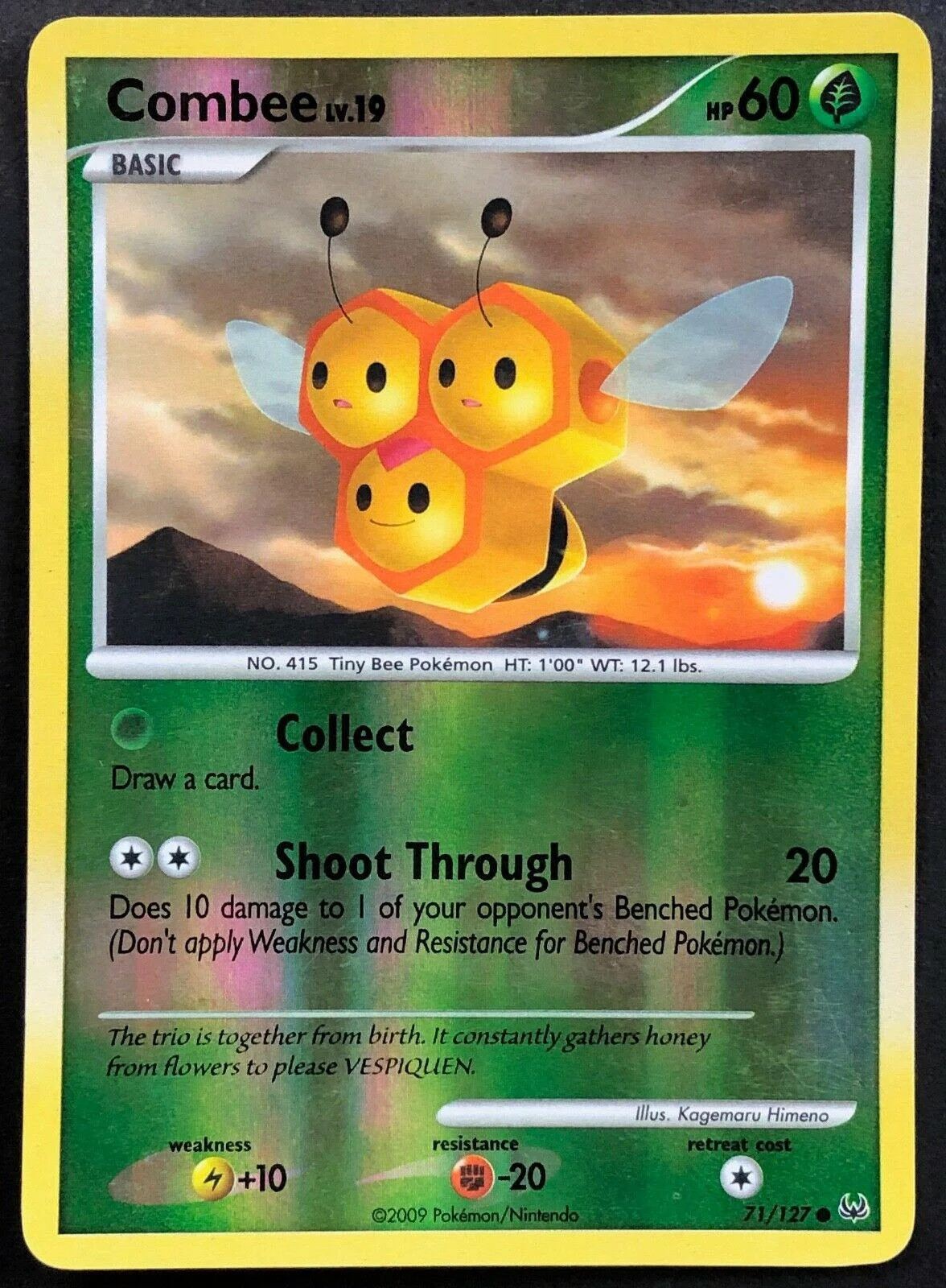 Combee Lv.19 #71 — Platinum (Reverse Holo)