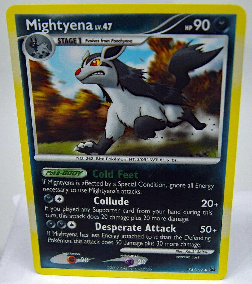 Mightyena Lv.47 #54 — Platinum (Reverse Holo)