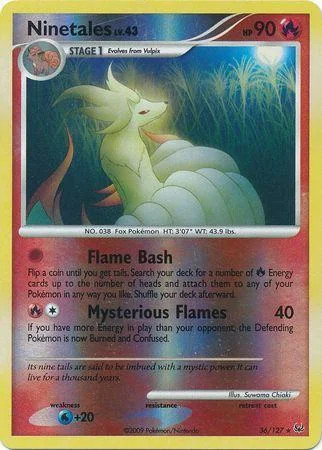 Ninetales Lv.43 #36 — Platinum (Reverse Holo)