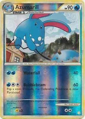 Azumarill #2 — HeartGold SoulSilver (Reverse Holo)